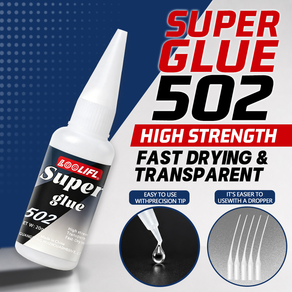 Fish Food - Loolifl-502-20Ml Adhésif cyanoacrylate transparent instantané à