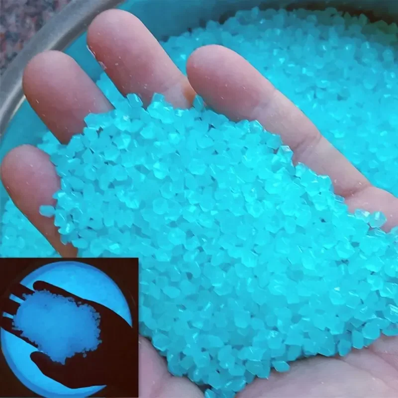 Fish Tank Gravel - 1000 pièces 3-5mm sable lumineux lueur