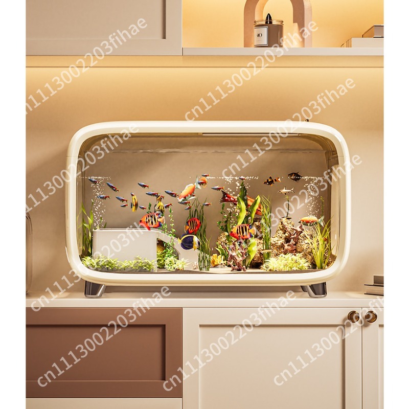 Fish Tank Filter - Aquarium domestique pour salon, aménagement écologique,