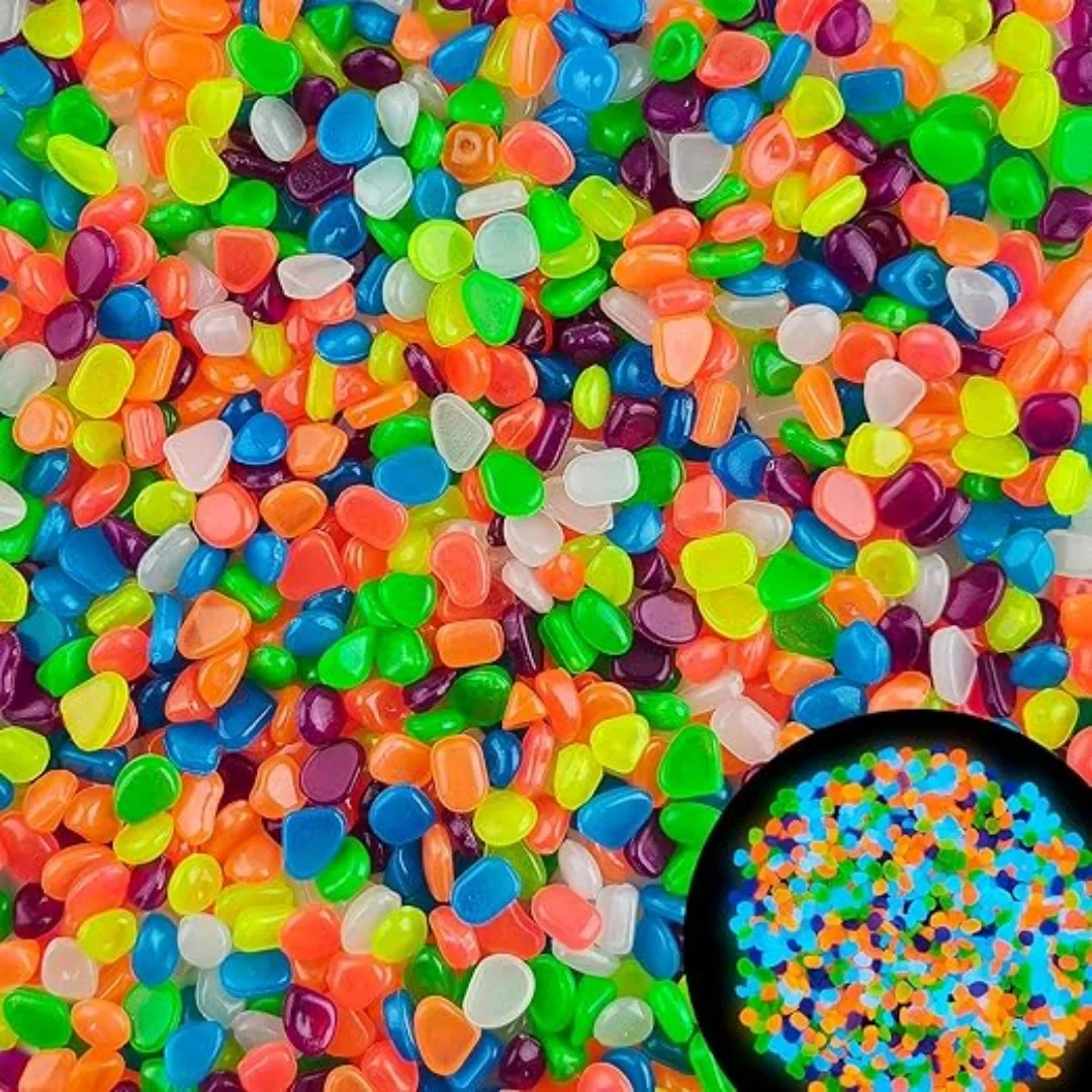 Fish Tank Gravel - 500 pièces qui brillent dans la