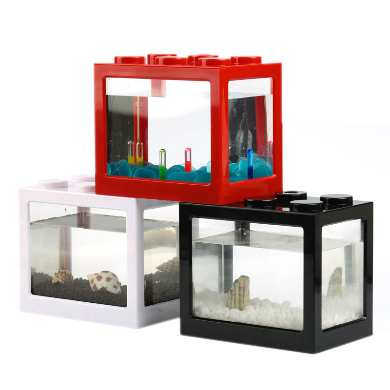 Mini aquarium 7 couleurs pour  - Betta Fish Tank avis et prix