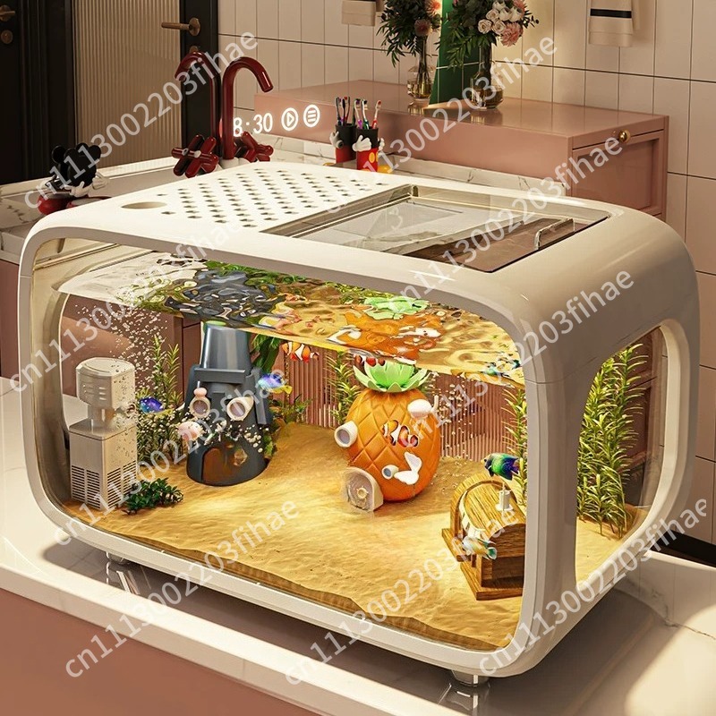 Aquarium domestique pour salon - Fish Tank Filter avis et prix